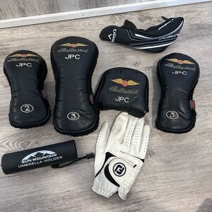 Lot Of Golf Head Covers & Accessories Mixed Sizes Baltusrol JPC & Calloway FJ